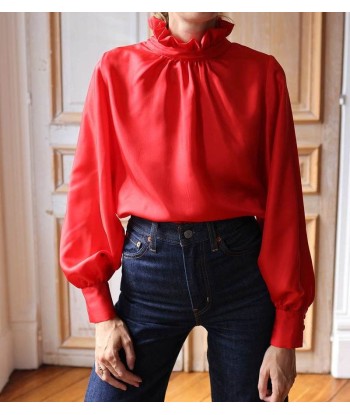 BLOUSE JOSETTE ROUGE le des métaux précieux