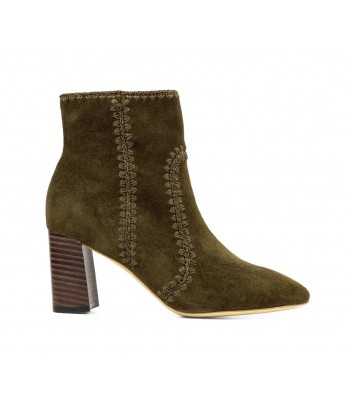 BOTTINES POLLY SUEDE KAKI les ctes