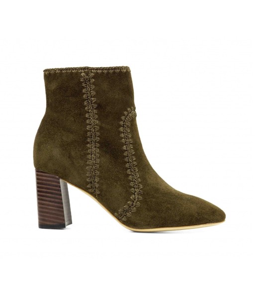 BOTTINES POLLY SUEDE KAKI les ctes