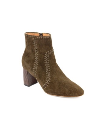 BOTTINES POLLY SUEDE KAKI les ctes