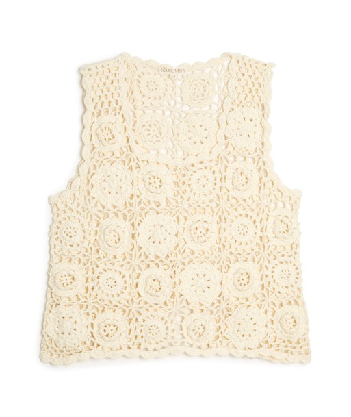 BLOUSE YEMINI CROCHET s'inspire de l'anatomie humaine