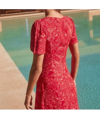 ROBE HARMONIE LE ROUGE ET LE ROSE français